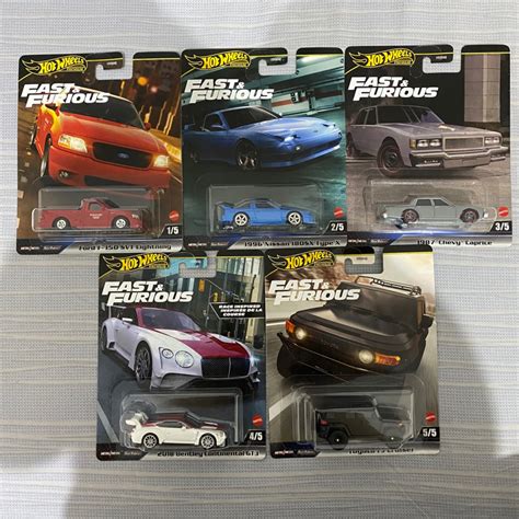 Jual Hot Wheels Premium Fast Furious Dash H Set Pcs Ford F Svt Lightning