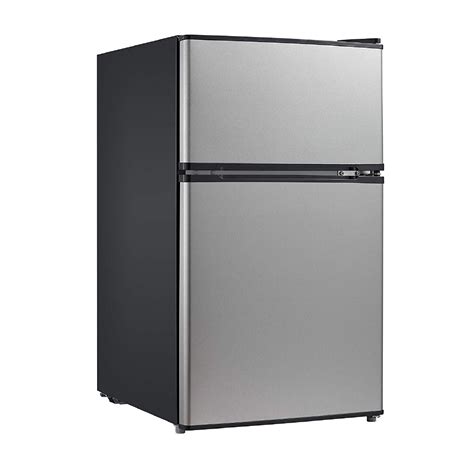 Insignia Mini Fridge With Top Freezer Stainless Steel NS CF30SS9 Best