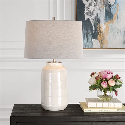 Odawa White Farmhouse Table Lamp Lamps White Farmhouse Table Lamp