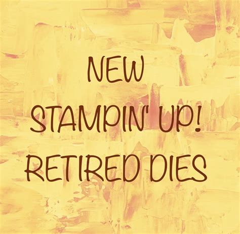 Stampin Up Retired Dies Brand New Handmade Cards Stampin Up