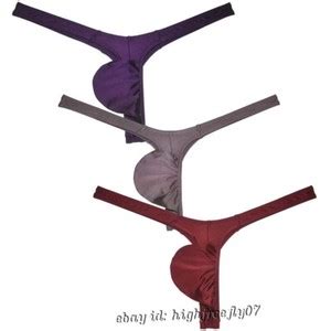 Men Narrow Front Mini Bikini Thong Underwear Smooth Soft Jockstrap Tangas Pants Ebay