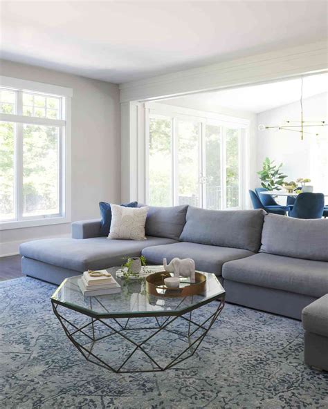23 Blue And Gray Living Room Ideas