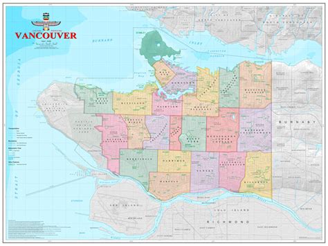 Map Of Vancouver Bc Neighborhoods Maps On The Web