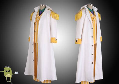 One Piece Admiral Kizaru Borsalino Cosplay Costume Marine Coat on Storenvy