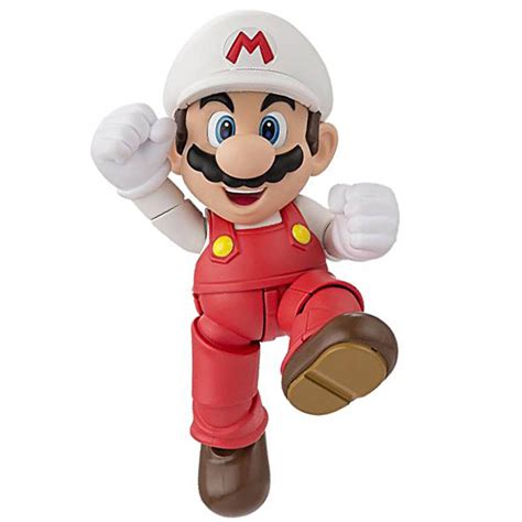 Fire Mario Figure Sh Figuarts Bandai Tamashii Nations Radar Toys