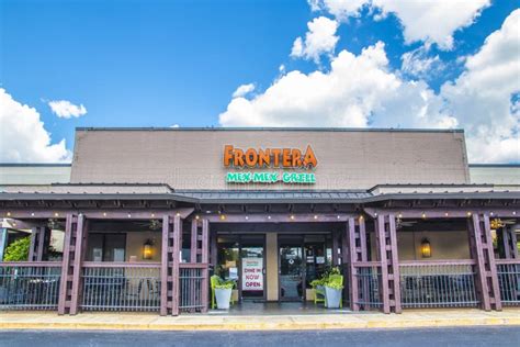 Frontera Mex Mex Grill Restaurant Sign And Entrance Editorial Stock