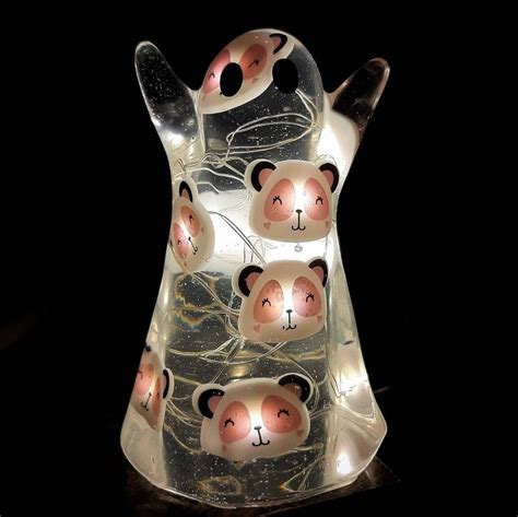 Light Up Panda Ghost Etsy