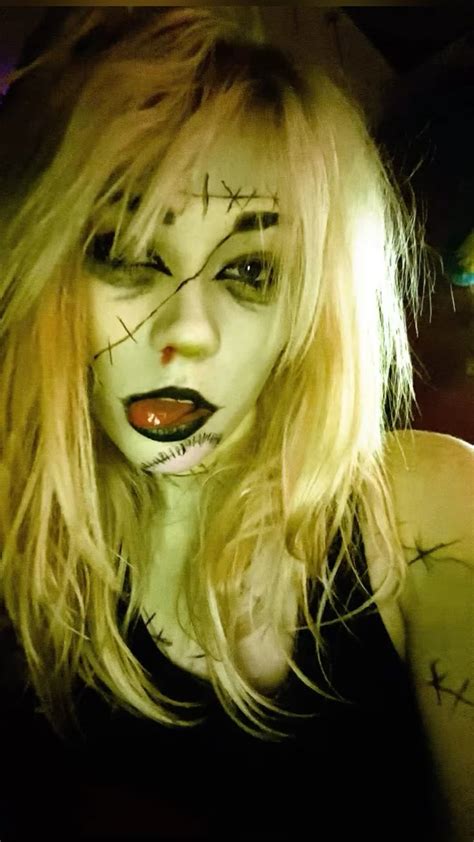 Zombie Zombiegirl Zombiemakeup Makeup Inspo Msi Mindlassselfindulgence Halloween Blonde Zombie