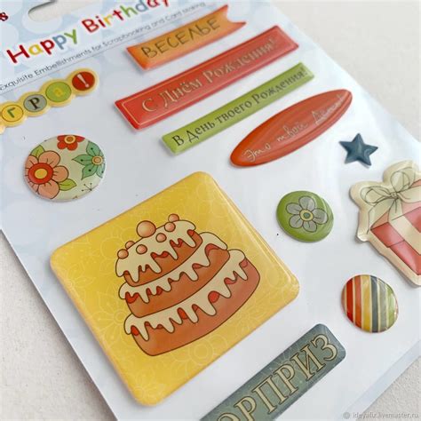 Наборы эпоксидных наклеек – купить на Ярмарке Мастеров – SOSC0RU ...