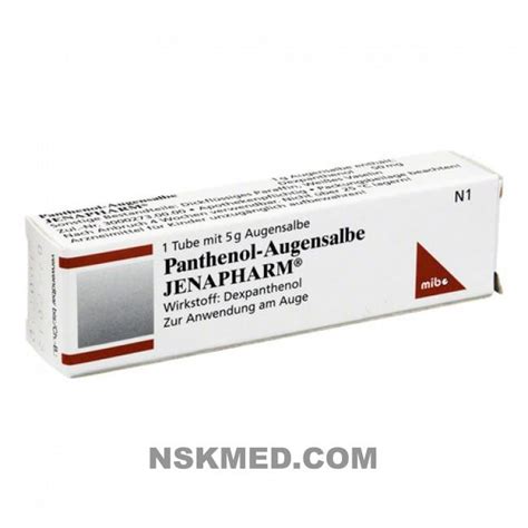 Пантенол мазь (PANTHENOL) Augensalbe Jenapharm 5 g купить в Москве и с ...