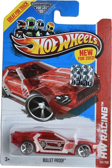 Amazon Hot Wheels Bullet Proof HW Racing 140 250 Red Toys Games