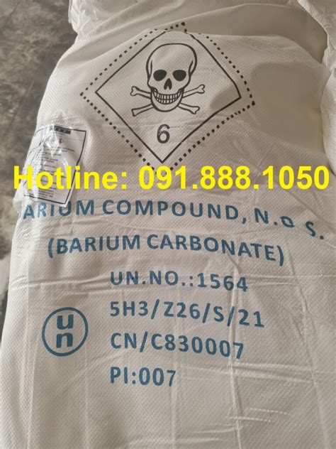 Bán Barium Carbonate BaCO3 China 25kg bao Nhattamchem