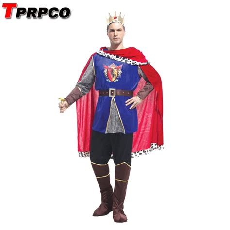 Tprpco Noble King Costumes Prince Cosplay Men Halloween Costumes For