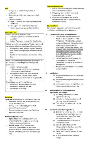 Lesson 2 AEC 55 ACE Outline For Law On Obligations And Contracts