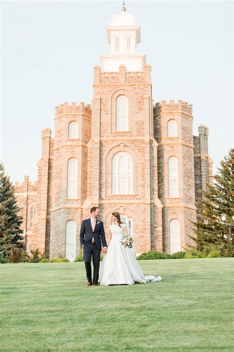 Logan Utah Temple Formal Session | Ansley + Sam | Utah temples, Lds