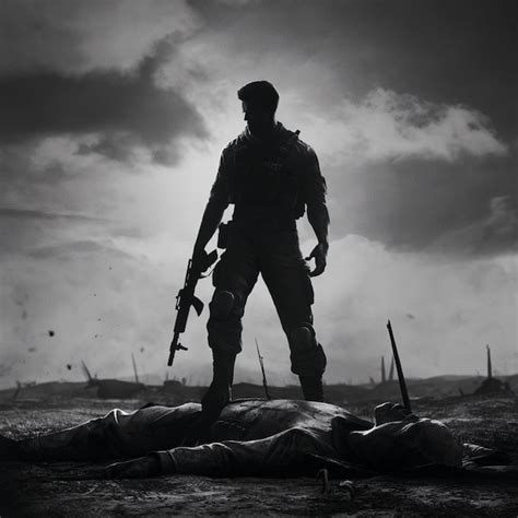 Soldier Of Fortune Premium Ai Generated Image