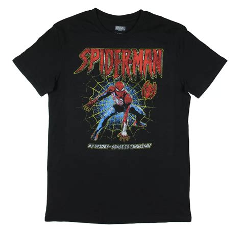 Marvel Men S Spider Man Distressed My Spidey Sense Is Tingling T Shirt