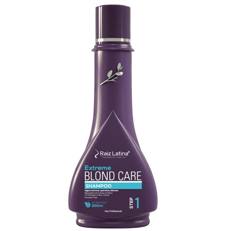 Shampoo Raiz Latina Extreme Blond Care Step Beleza Na Web