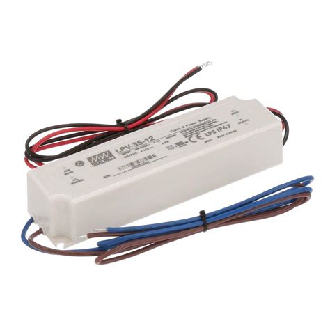 Блок Питания Mean Well LPV-35-12 Защита IP67 для LED (Минвел) Блоки ...