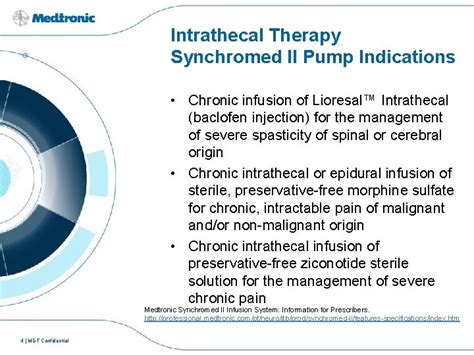 Synchromed Ii Programmable Implantable Drug Pump Medtronic Neuromodulation