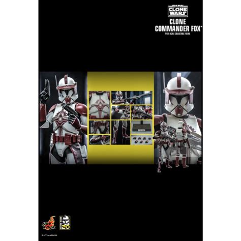 Hot Toys Tms Star Wars The Clone Wars Clone Commander Fox Th Scale Collectible