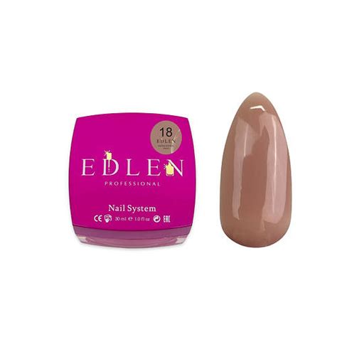 Акригель Edlen Water Acrygel Nude 18 світло коричневий 30 мл ціна 450 купити на Prom ua