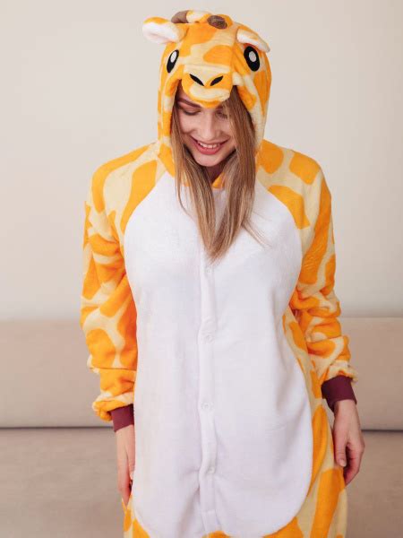 Кигуруми для девочек Жираф пижама для дома подарок, Девочки, Мальчики ...
