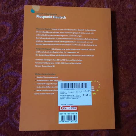 Pluspunkt Deutsch - Neue Ausgabe: B1: Teilband 2 - ... | Buch | Zustand ...
