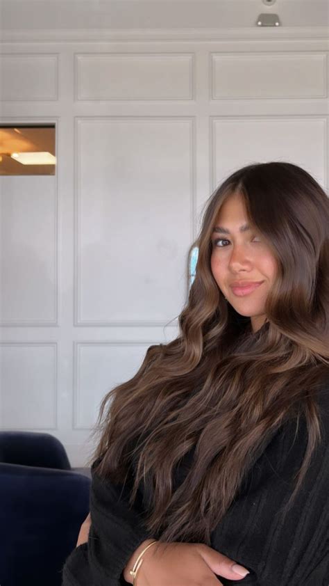 Chocolate Brunette Brown Hair Looks Brown Hair Balyage Long Hair Color