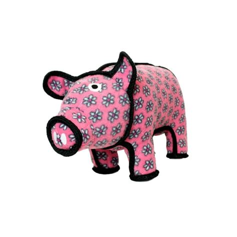Tuffy® Worlds Tuffest Soft Dog Toy Barnyard Pig Squeaker