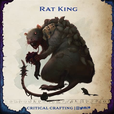 Oc Rat King Statblock Rcriticalcrafting