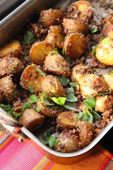 Un Peu Gay Dans Les Coings Salade Ti De De Pommes De Terre Aux Lentilles Et Au Miso