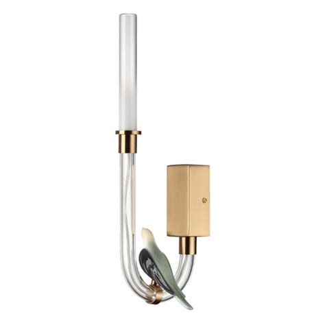 Бра Odeon Light L-VISION ODL_EX24 11 LARK золотой(под латунь)/белый ...