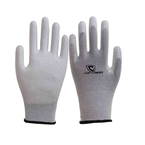 black PU coated garden hand protection gloves - www.givensafety.com
