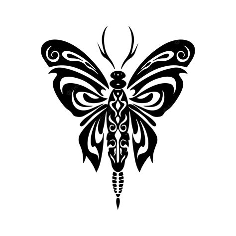 Premium Vector Insect Tribal Tattoo Hand Drawn Illustration