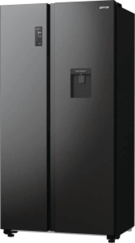 Gorenje NRR9185EABXLWD Side By Side Edelstahl Schwarz EEK E