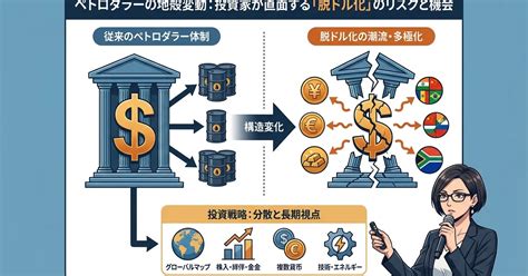 ペトロダラーシステムの地殻変動―米ドル覇権を支えた石油取引の構造と脱ドル化の潮流｜結城はるみ🇸🇬日本株・米国株・クリプト×AI