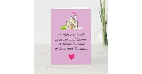Love And Best Wishes In Your New Home Card