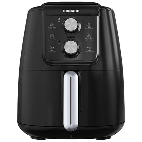 Tornado Air Fryer 4L 1550W Manual Control Black Silver THF