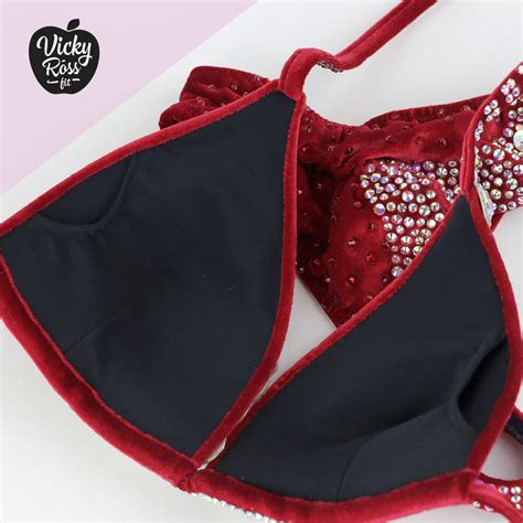Red Designer Bikini Vicky Ross Signature Collection Vicky Ross Fit