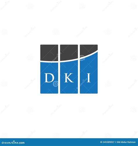 DKI Letter Logo Design on WHITE Background. DKI Creative Initials ...