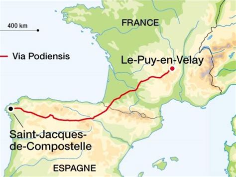 saint jacques de compostelle carte voyage carte plan