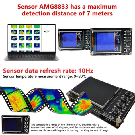 CÁMARA TERMOGRÁFICA PORTÁTIL AMG8833PRO cámara termográfica infrarroja