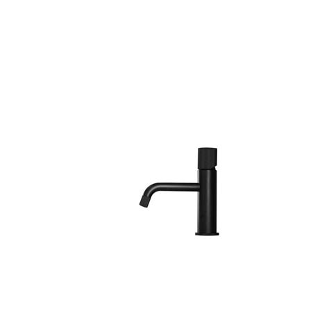 Flynama Single Handle Single Hole Bathroom Faucet With Hot Cold Water Mixer In Black DJ