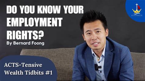 Do You Know Your Employment Rights Acts Tensive Wealth Youtube