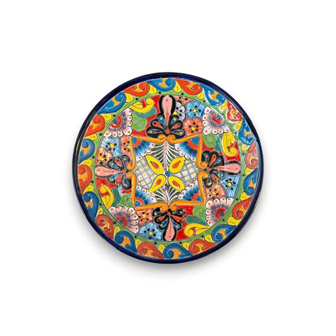 11.5" Talavera Dinner Plate | Vibrant Mexican Dinnerware – Speranza
