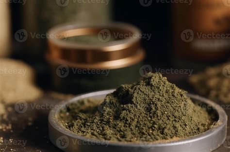 cannabis kief crushed trichome hash  stock photo  vecteezy
