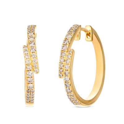 K Honey Gold Earrings Nude Diamonds TTPH Le Vian