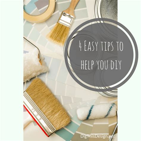 diy  easy   simple tips dig  design