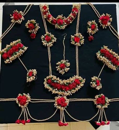 Artificial Flowers Jewellery For Baby Shower Jewellery At Rs Set